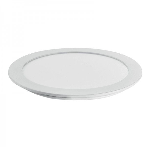 LED Slim Panel 20watt Στρογγυλό 3000Κ Θερμό Λευκό D:22,5cm (2.20.02.1)