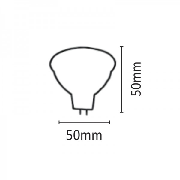 MR16 3X1watt 6500Κ Ψυχρό Λευκό (7.16.03.03.3)  Λαμπτήρες LED